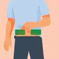 Colocación del Dexcom G7 en el abdomen